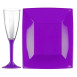 Vaisselle Jetable Extra Dur Aubergine